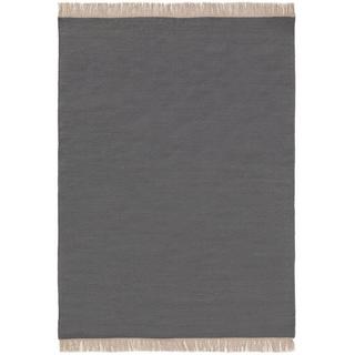 Benuta Tapis de laine Liv Gris  