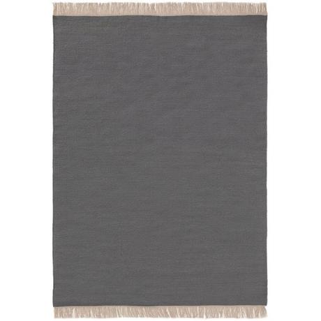 Benuta Tapis de laine Liv Gris  