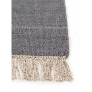 Benuta Tapis de laine Liv Gris  