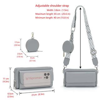 Only-bags.store Kleine Handtasche mit mehreren Fächern  