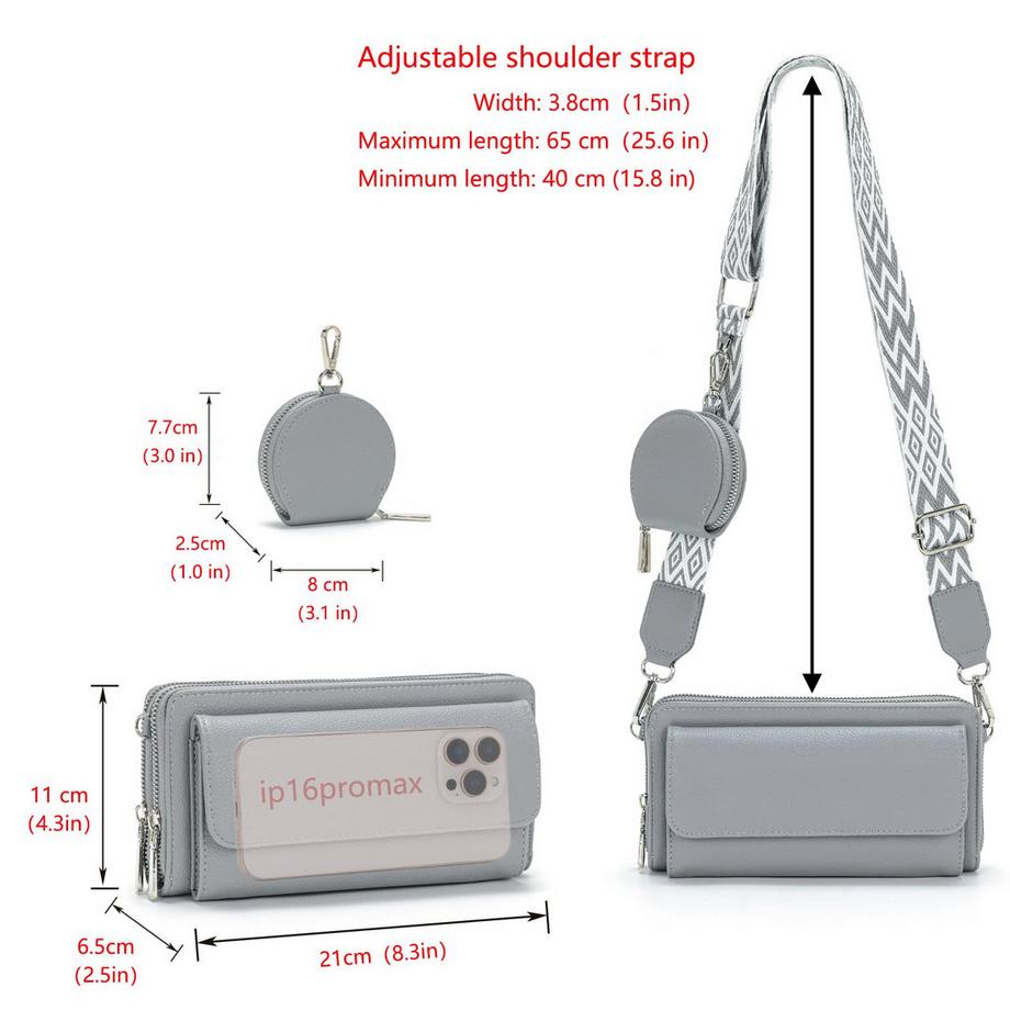 Only-bags.store Borsetta Piccola con Scomparti Multipli  