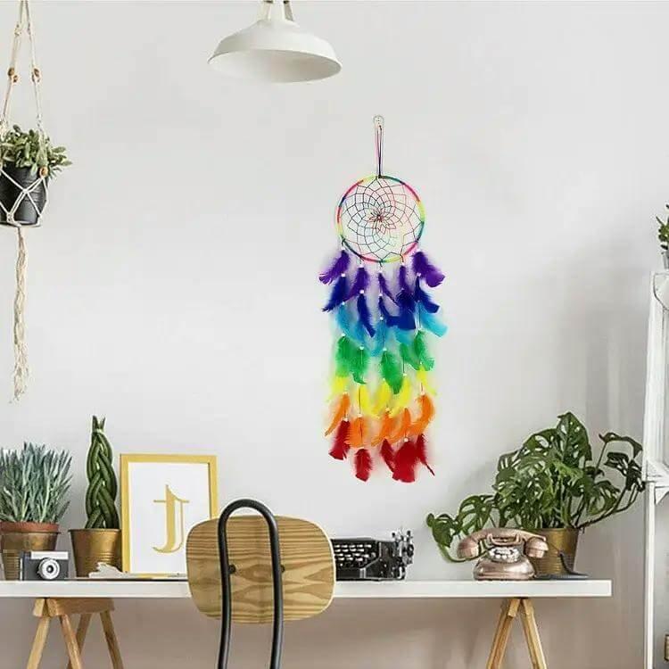 Cover-Discount  Attrape-rêves Dream Catcher Rainbow 