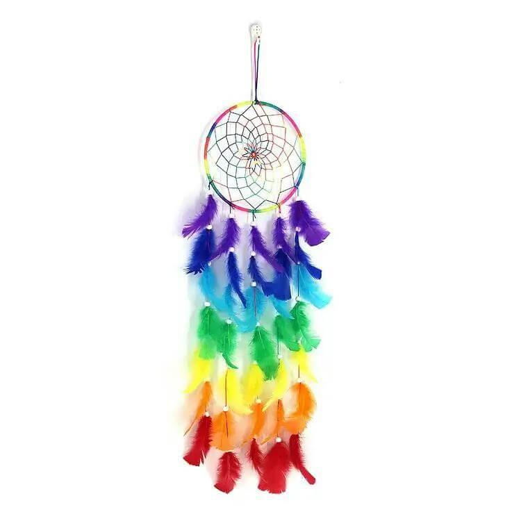 Cover-Discount  Attrape-rêves Dream Catcher Rainbow 