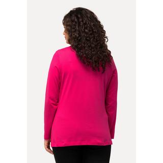 Ulla Popken Maglia Slim Maniche Lunghe Girocollo  