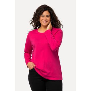 Ulla Popken Maglia Slim Maniche Lunghe Girocollo  