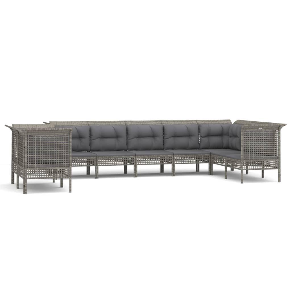 VidaXL Garten lounge set poly-rattan  