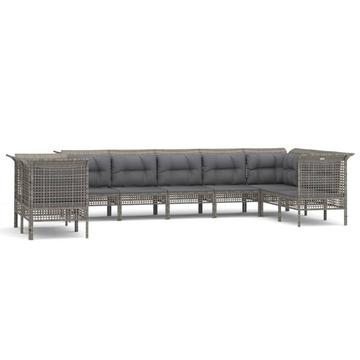 Garten lounge set poly-rattan