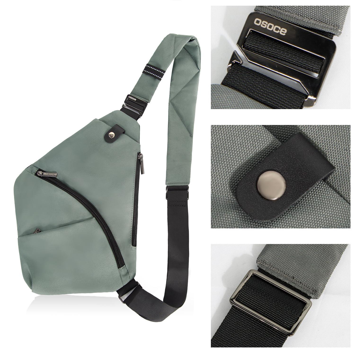 Only-bags.store Wasserdichte Mini Anti-Diebstahl Umhängetasche mit mehreren Taschen  