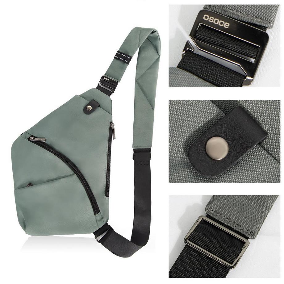 Only-bags.store Sac bandoulière mini antivol étanche avec plusieurs poches  