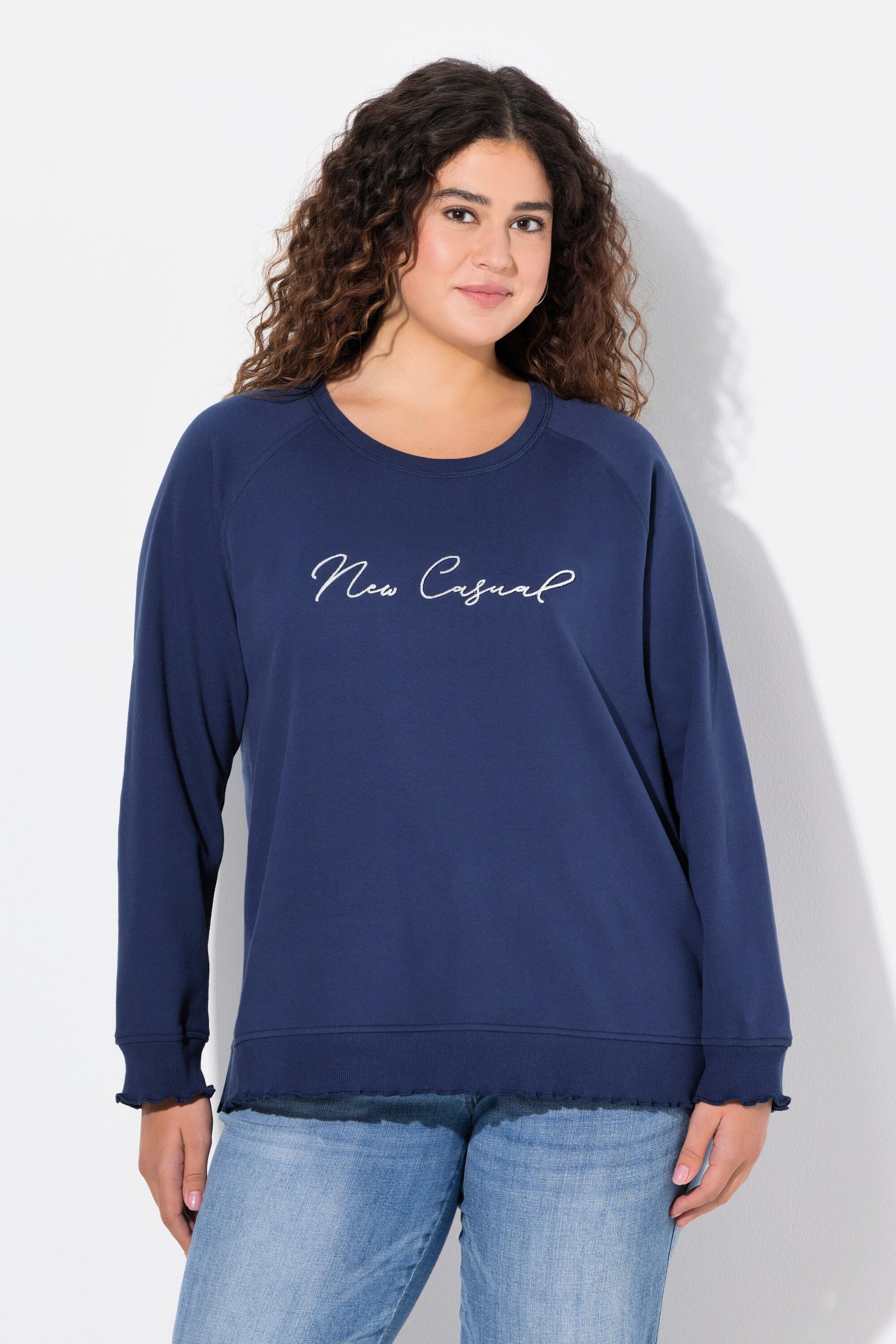 Ulla Popken  Sweat New Casual à col rond et manches longues 