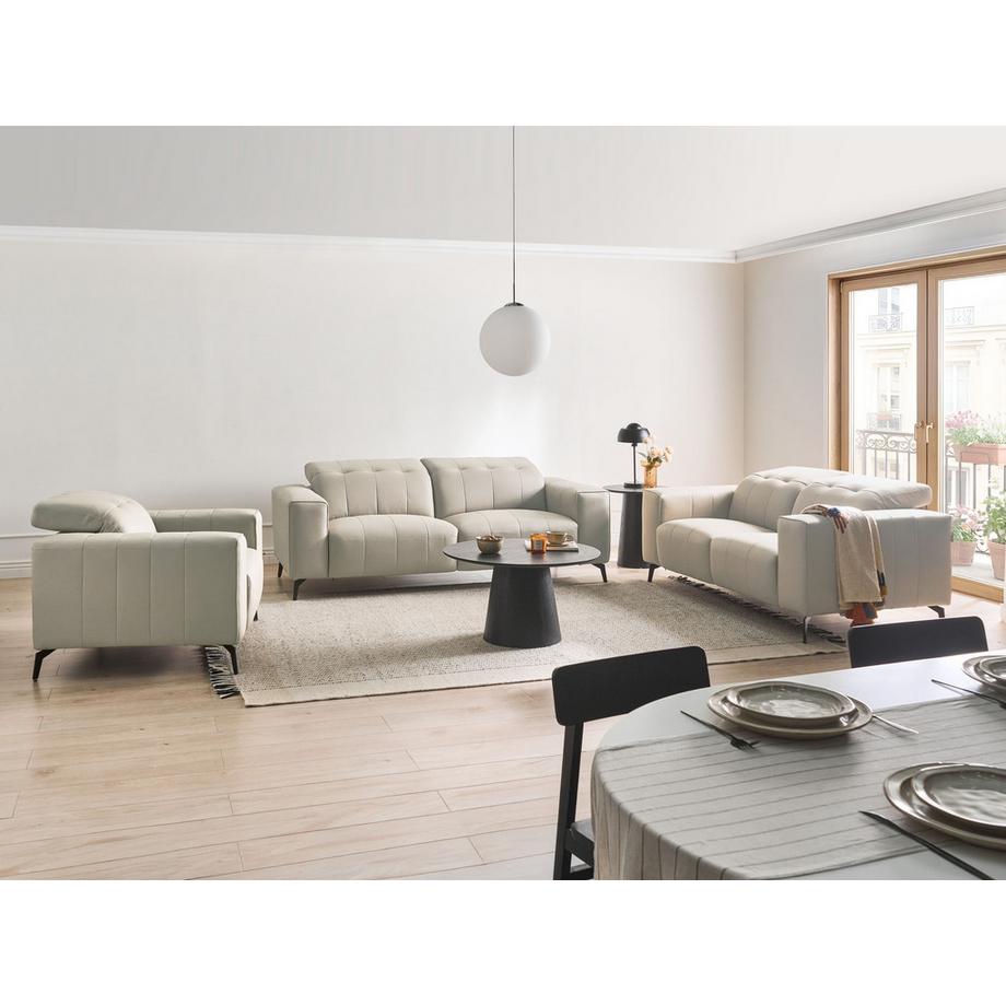 Beliani Wohnzimmer Set aus Veganes Ökoleder  OMMEL  