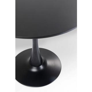 KARE Design Table Schickeria noire ronde années 80  