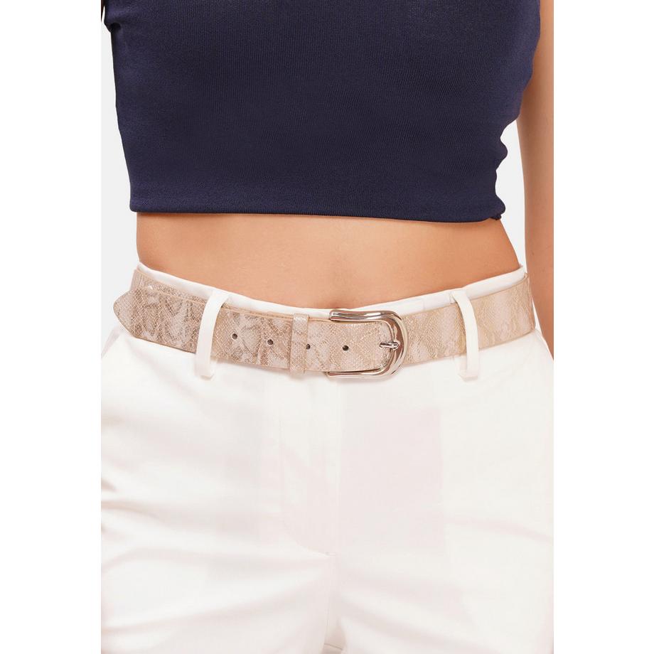 AVANT-GARDE PARIS  Ceinture imprimé serpent 