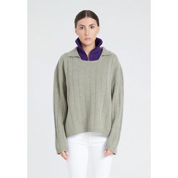 ZAYA 17 Maglione con colletto Peter Pan a 6 strati - 100% cashmere