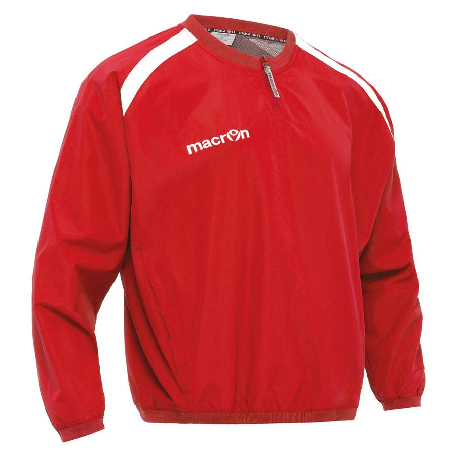 macron  giacca 1/4 zip antivento como 