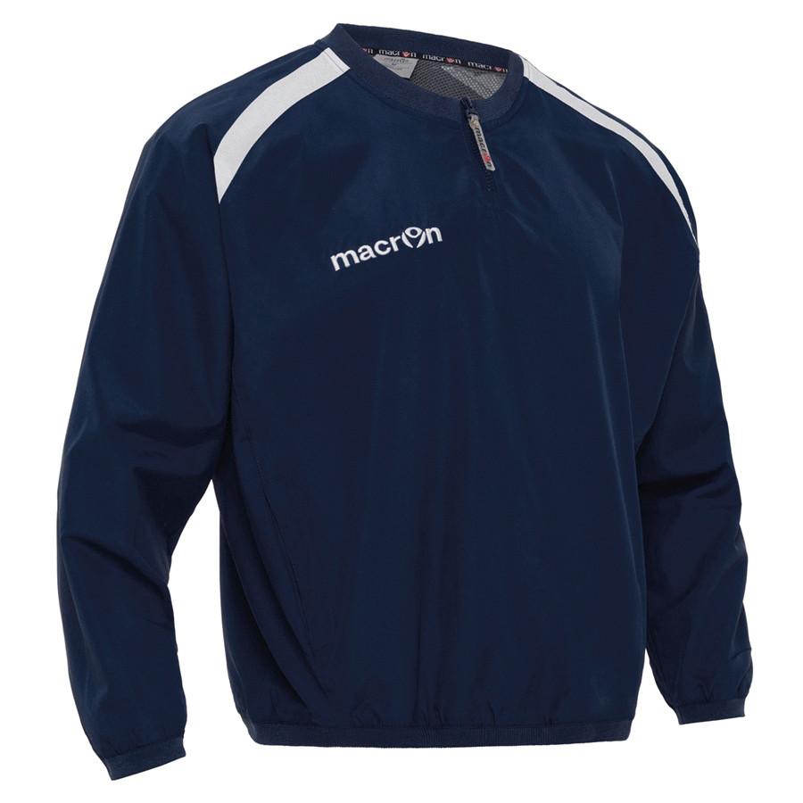 macron  giacca 1/4 zip antivento como 