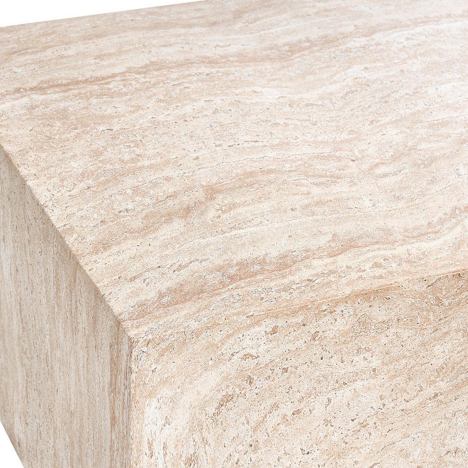 Beliani Couchtisch aus Magnesiumoxid  NOBRES  