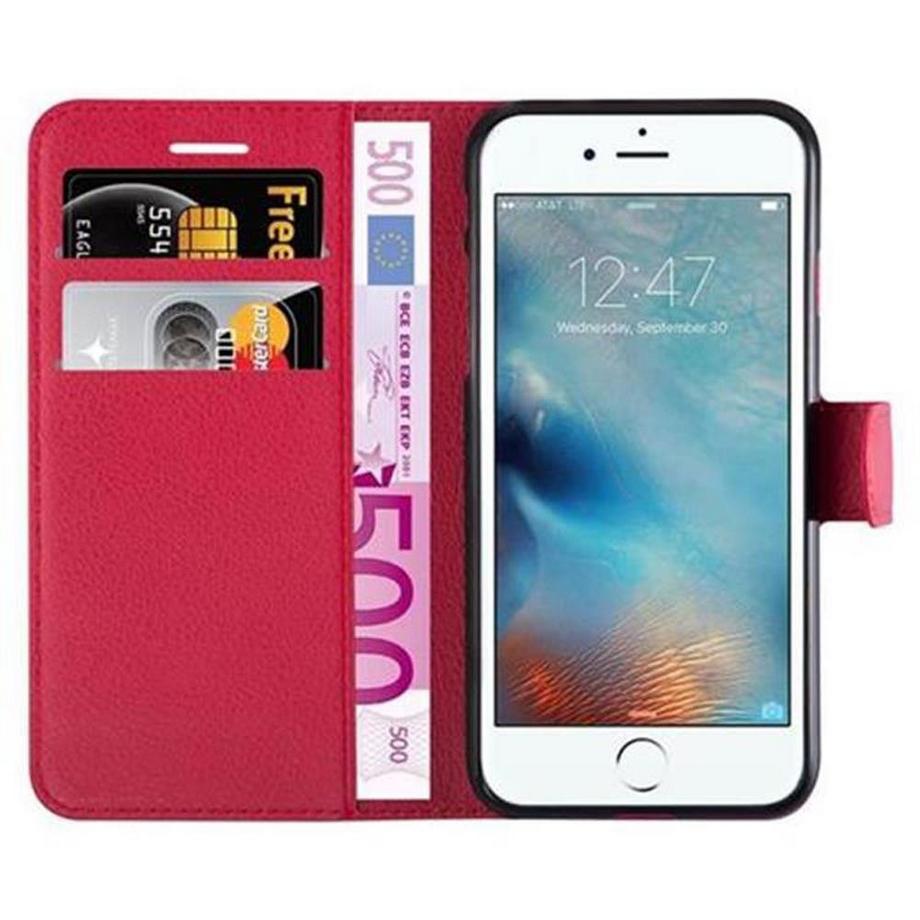 Cadorabo  Hülle für Apple iPhone 7 / 7S / 8 / SE 2020 Standfunktion, Kartenfach 