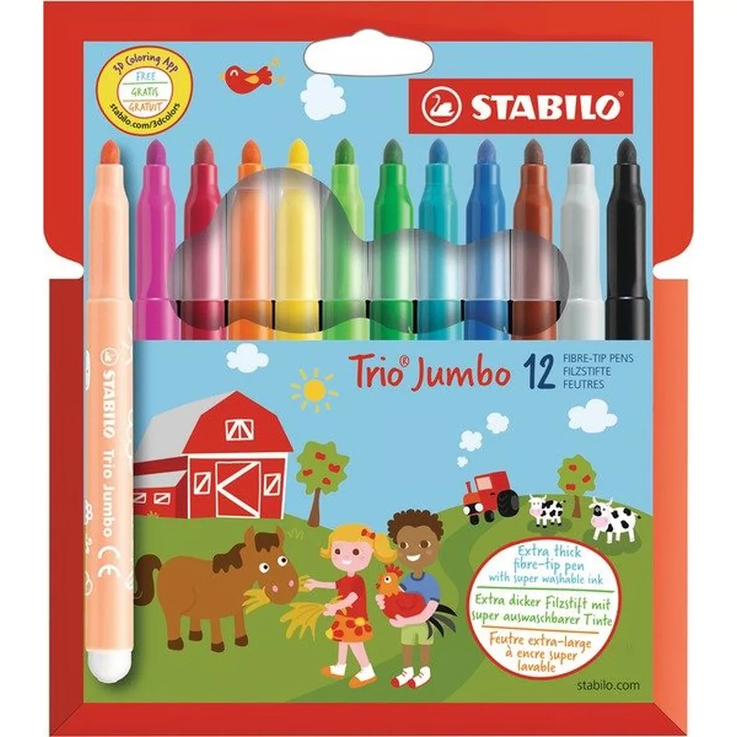 STABILO - Trio Jumbo Filzstifte
