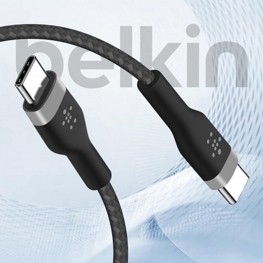 belkin  Belkin 60W USB-C Silikonkabel 1m Schwarz 