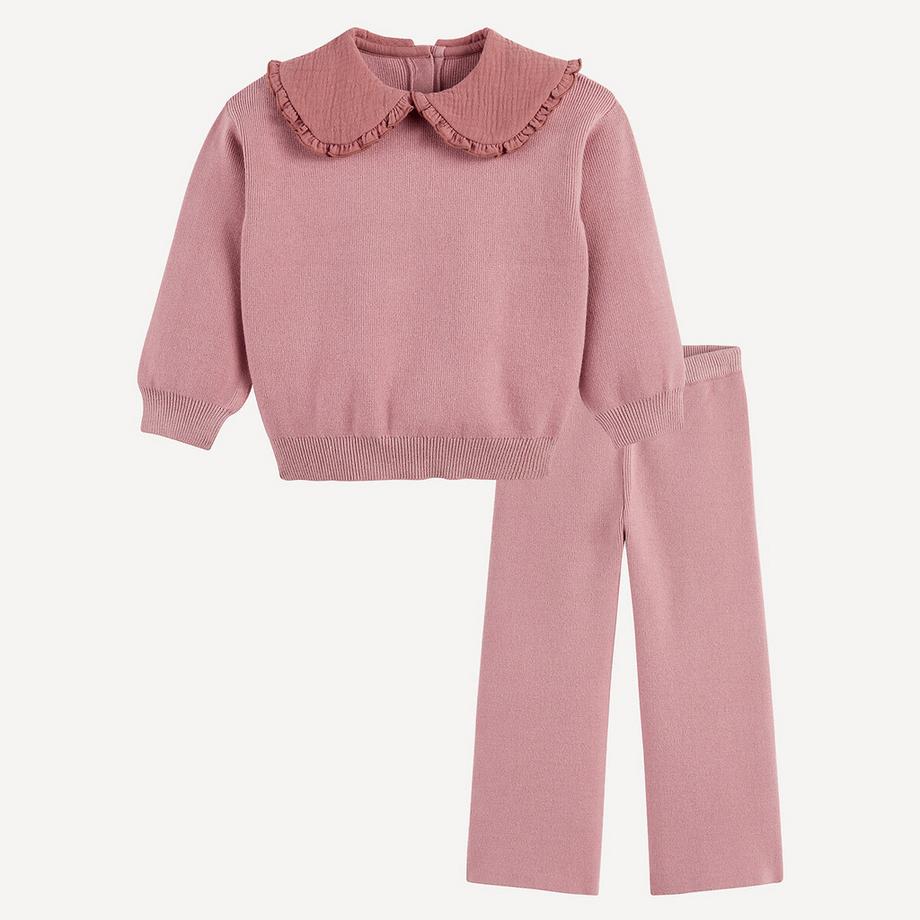 La Redoute Collections  Ensemble 2 pièces pull et pantalon en tricot 