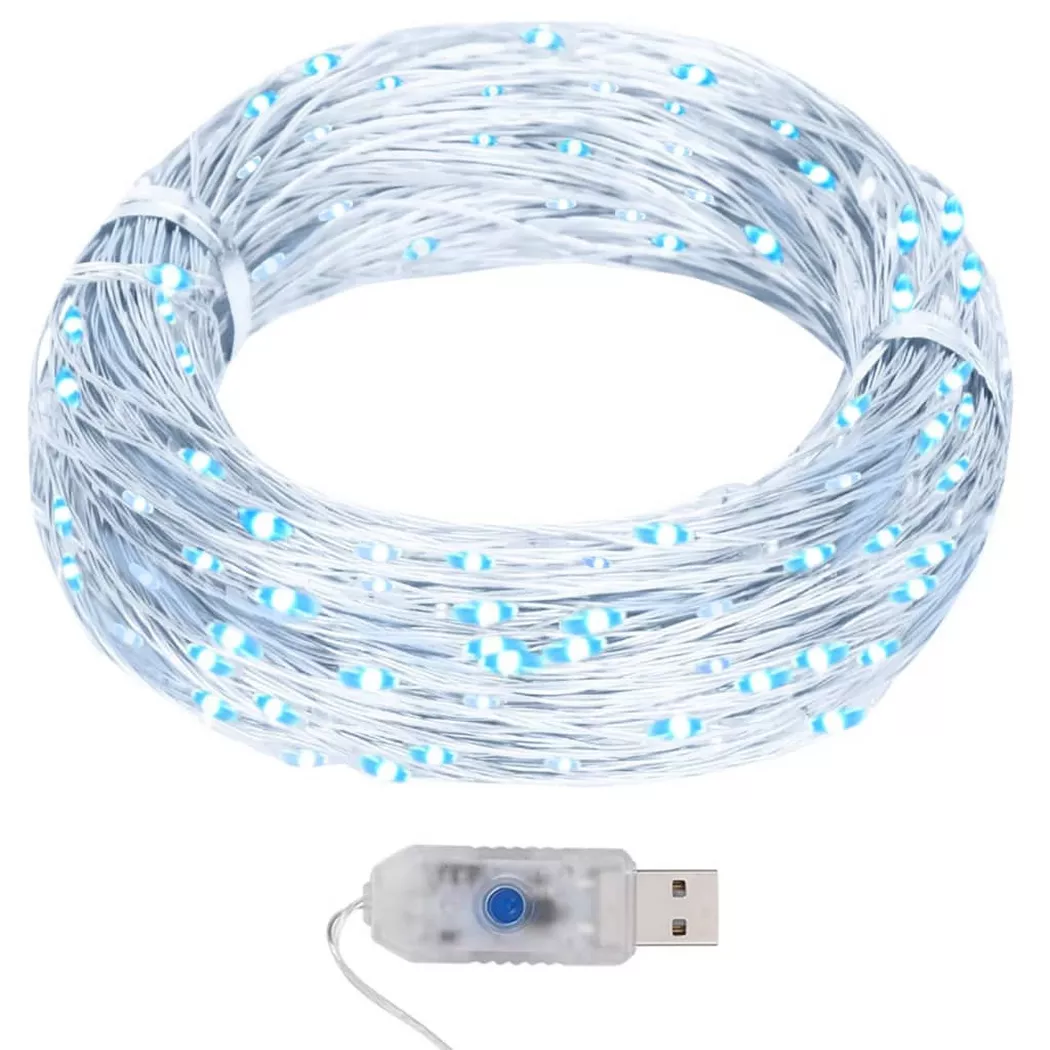 VidaXL - Guirlande lumineuse, One Size, Blanc Bariolé