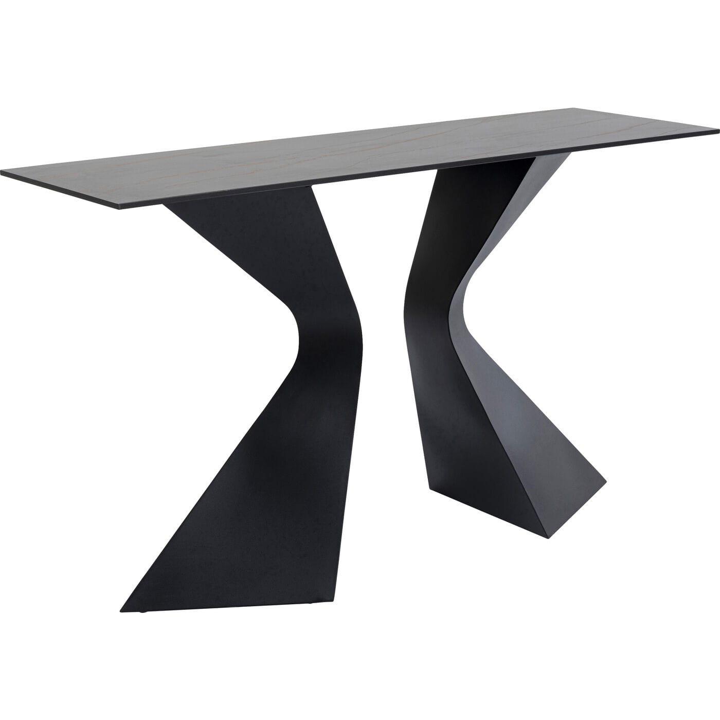 KARE Design Console Gloria noir 140x81  