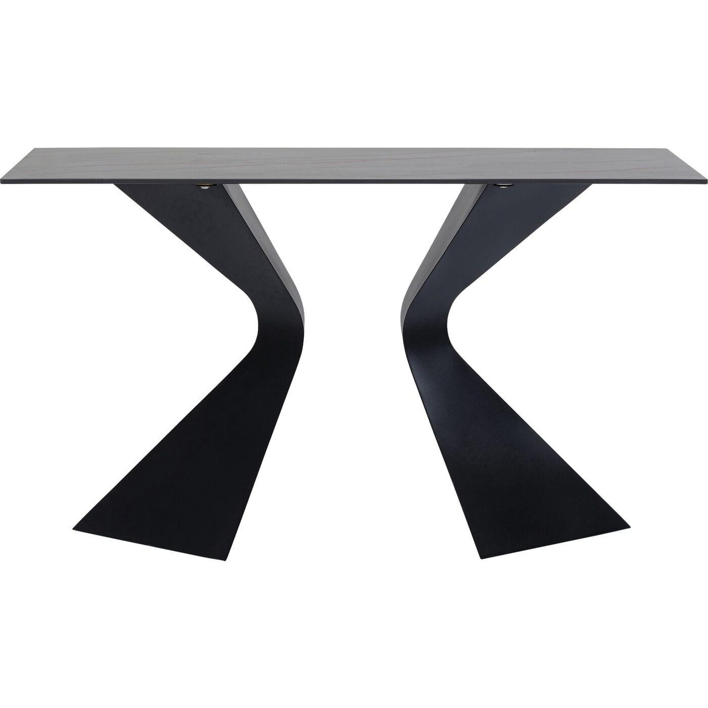 KARE Design Console Gloria noir 140x81  