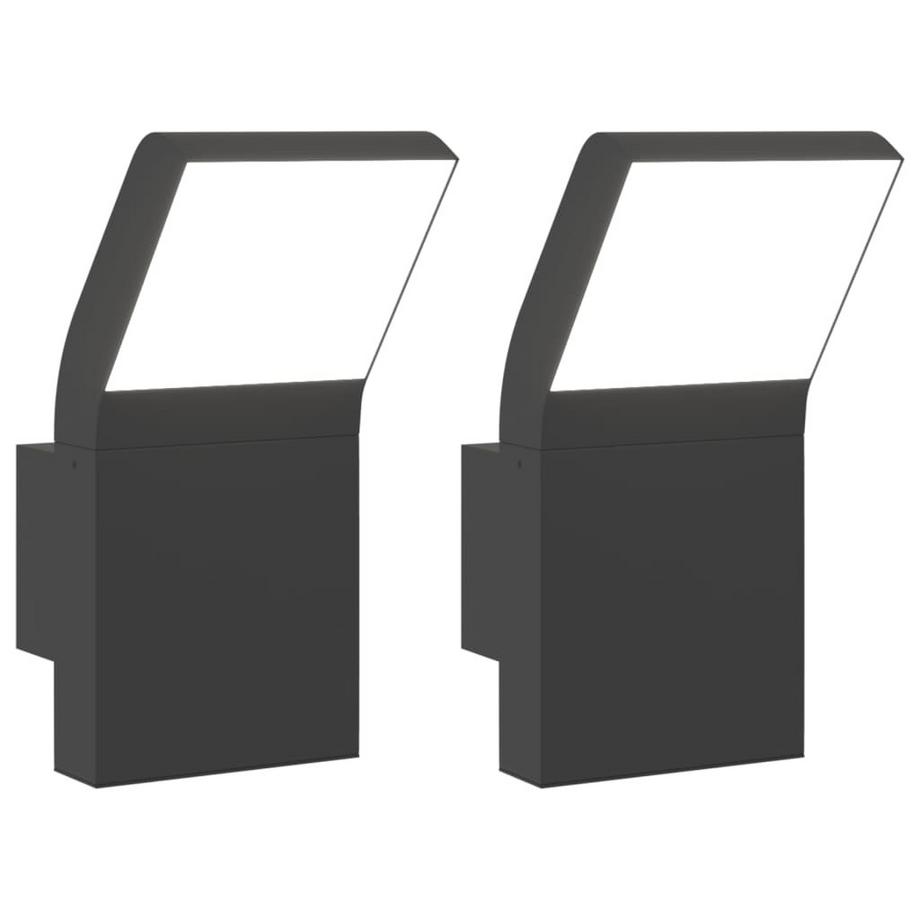 Applique murale led d'extérieur aluminium