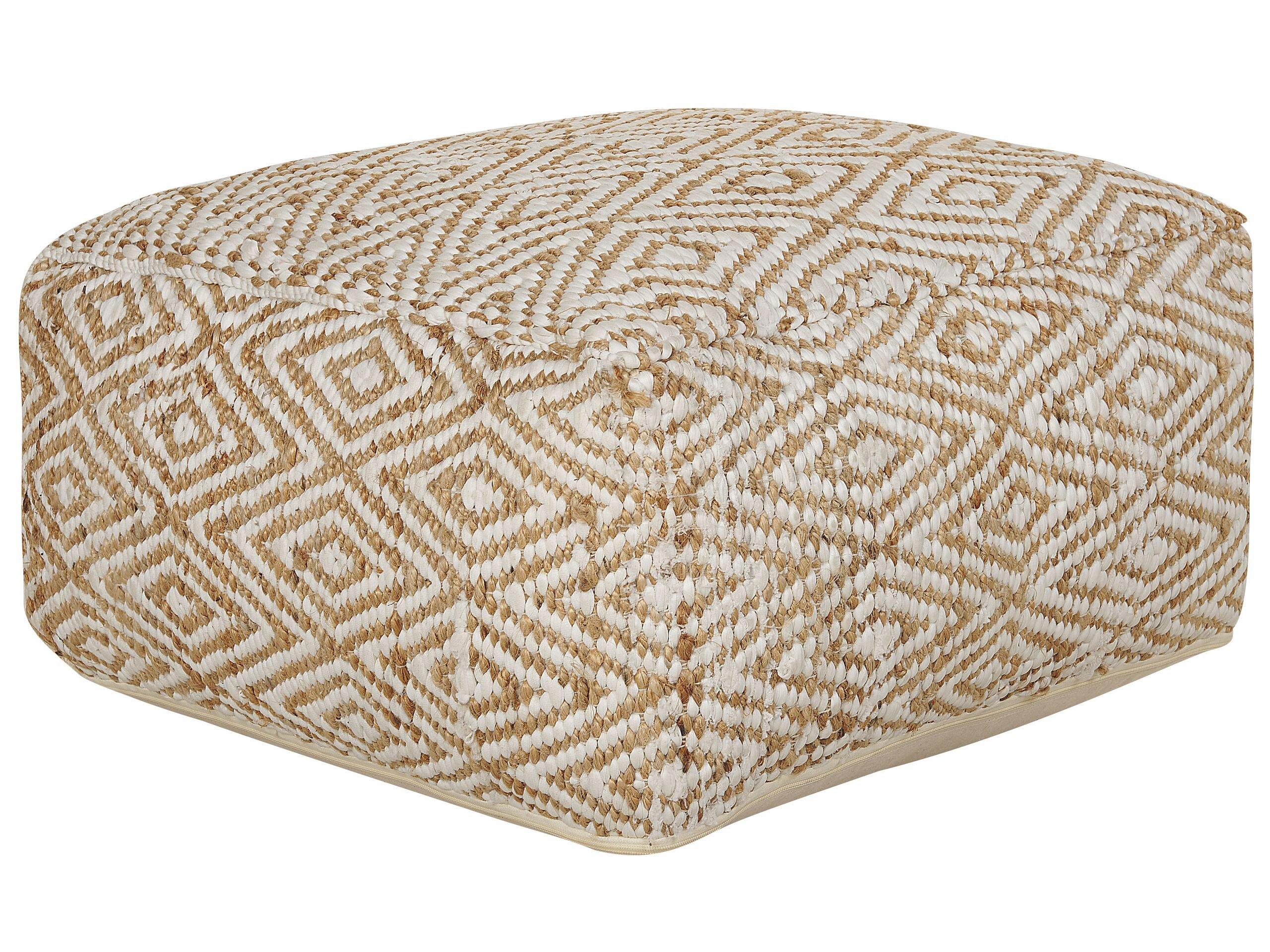 Beliani Pouf aus Jute Boho MASKI  