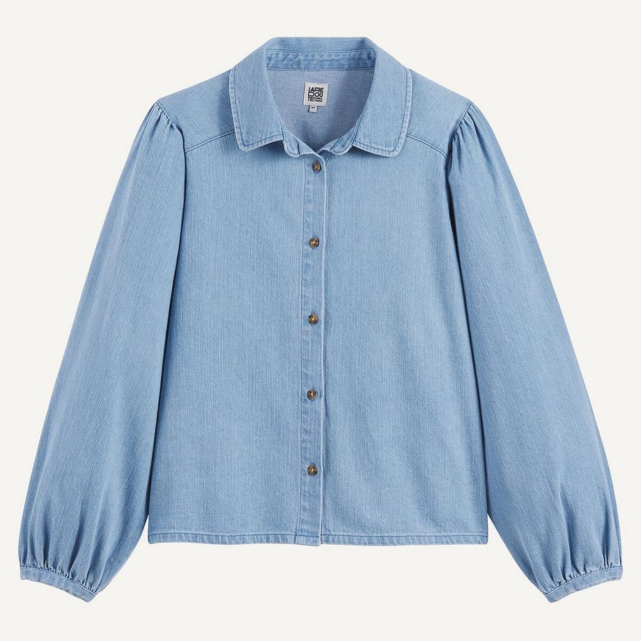 La Redoute Collections  Langärmelige Bluse aus Denim 