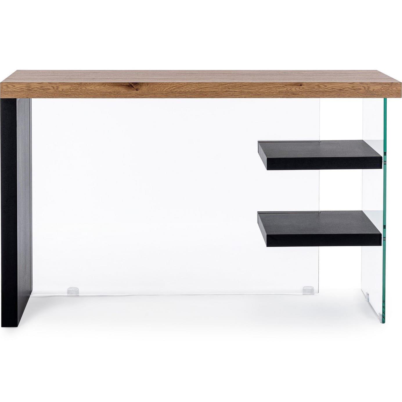 mutoni Bureau Line Wood noir 120x50  