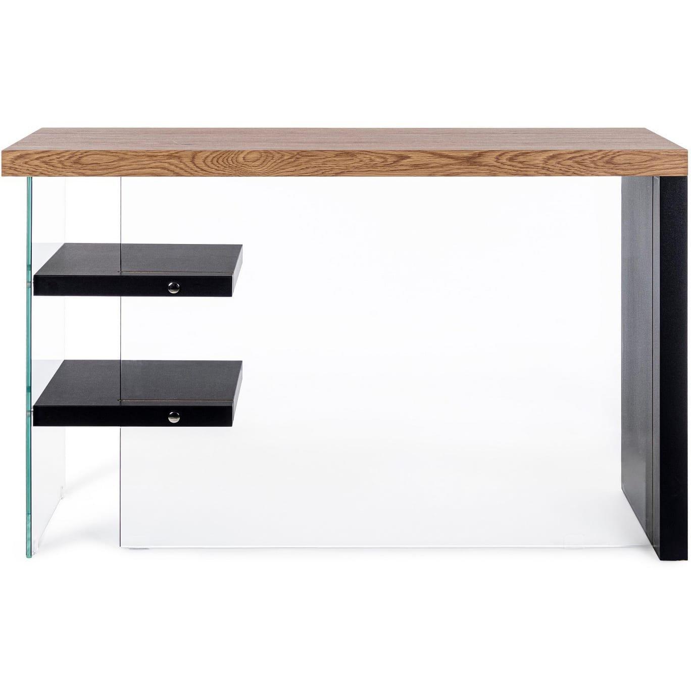 mutoni Bureau Line Wood noir 120x50  