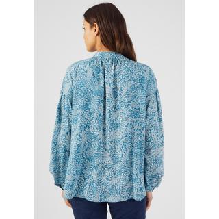 Damart  Fließende Bluse mit Blättermuster 