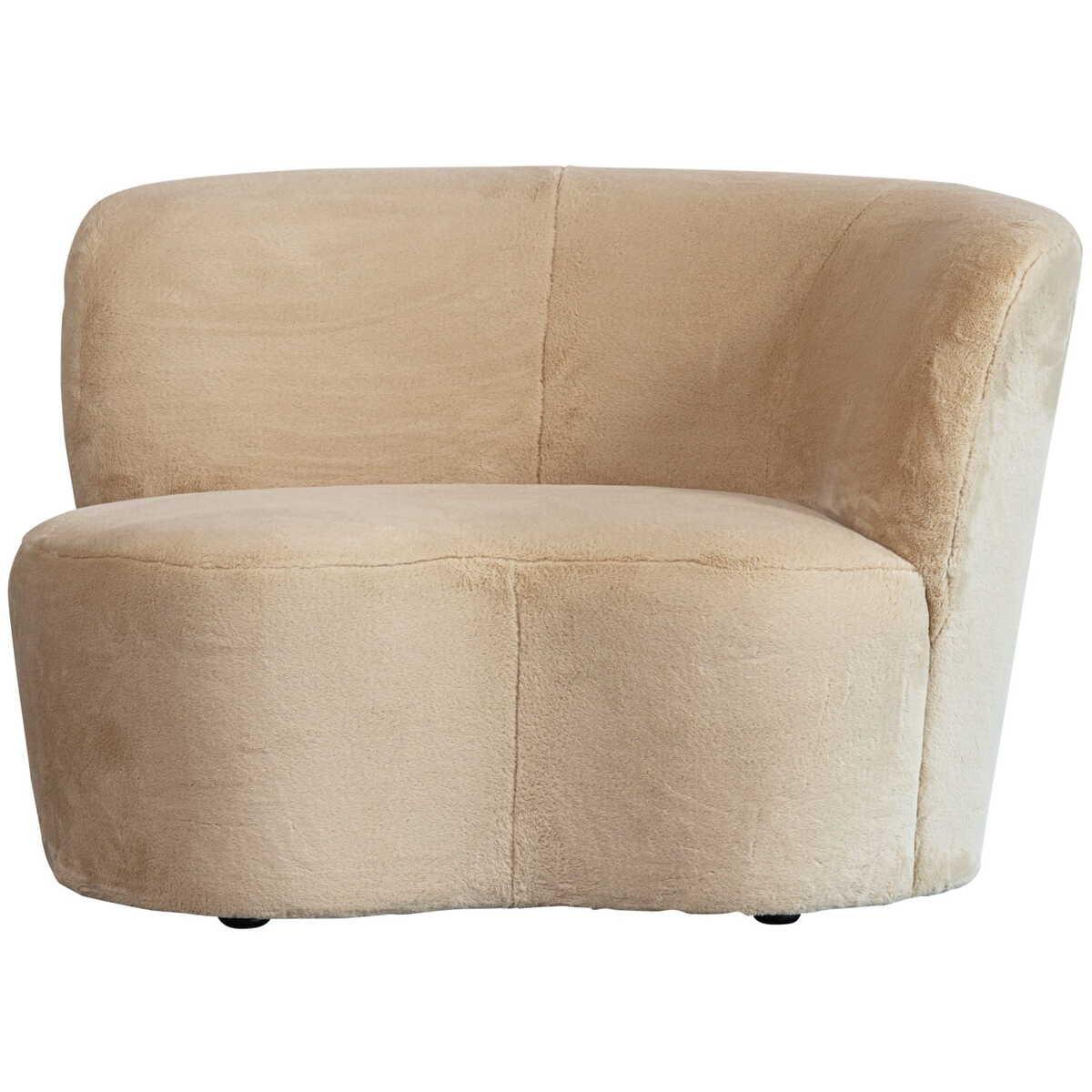 mutoni Sofa Stone rechts Webstoff natur 112  