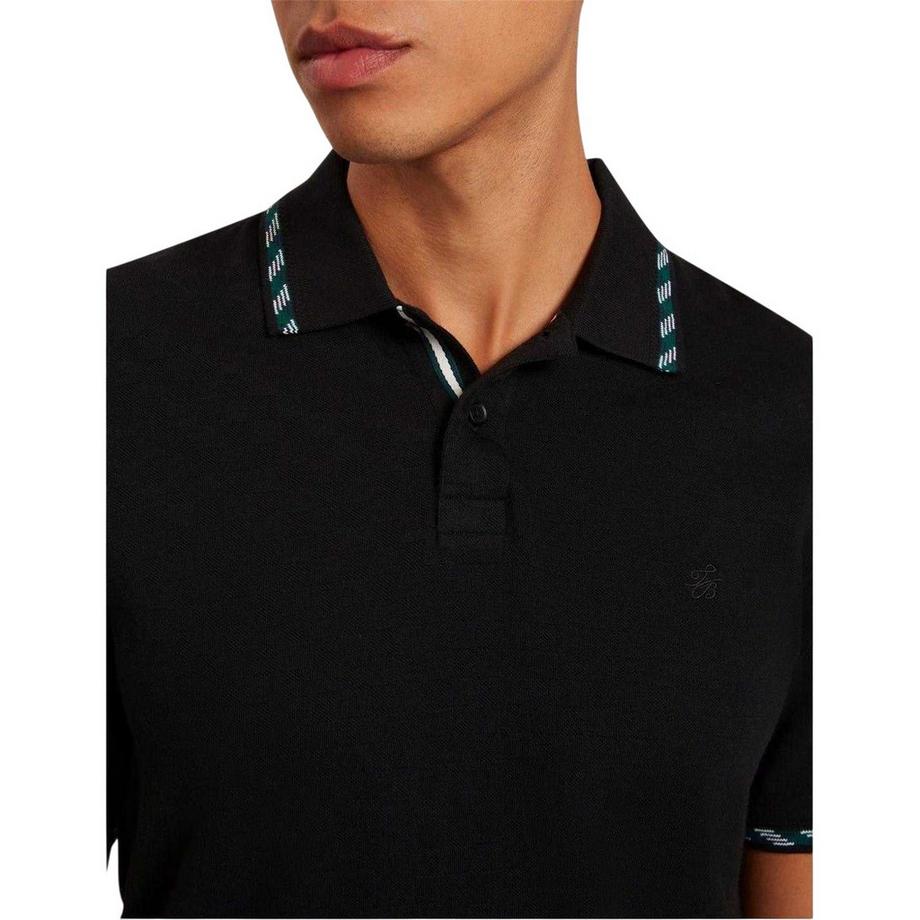 TED BAKER Polo Manches Courtes Jacquard  