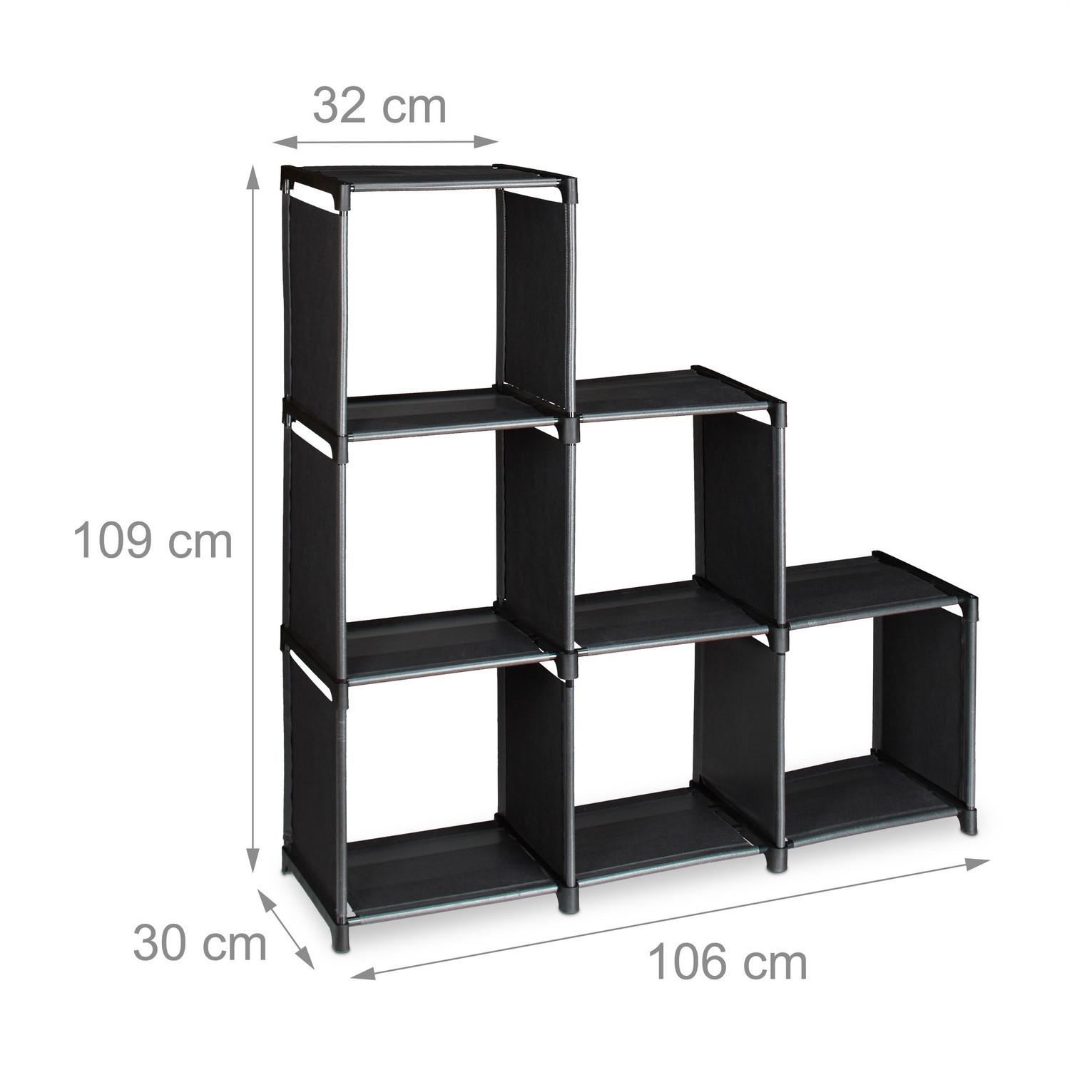 Northix Étagère à 6 compartiments  