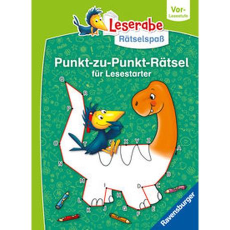 Ravensburger Leserabe Rätselspaß: Punkt-zu-Punkt-Rätsel für Lesestarter - Vor-Lesestufe, Rätselbuch ab 5 Jahre Gregor, Rina; Dölling, Andrea (Illustrationen); Schulmeyer, Heribert (Illustrationen) Couverture rigide 