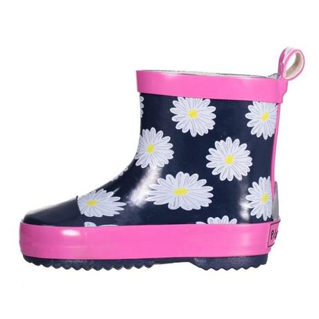 Playshoes  stivaletti da pioggia in gomma per bambina low marguerite 