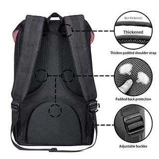 Only-bags.store Rucksack 17 Zoll für 15" Notebook Casual Daypacks  