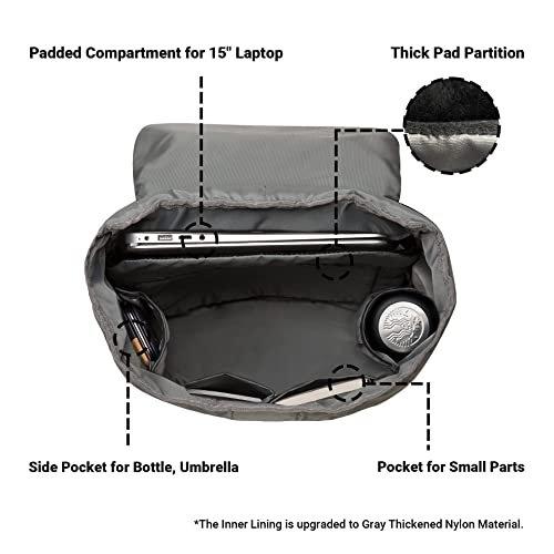 Only-bags.store Sac à dos décontracté 17 pouces pour ordinateur portable 15 pouces  