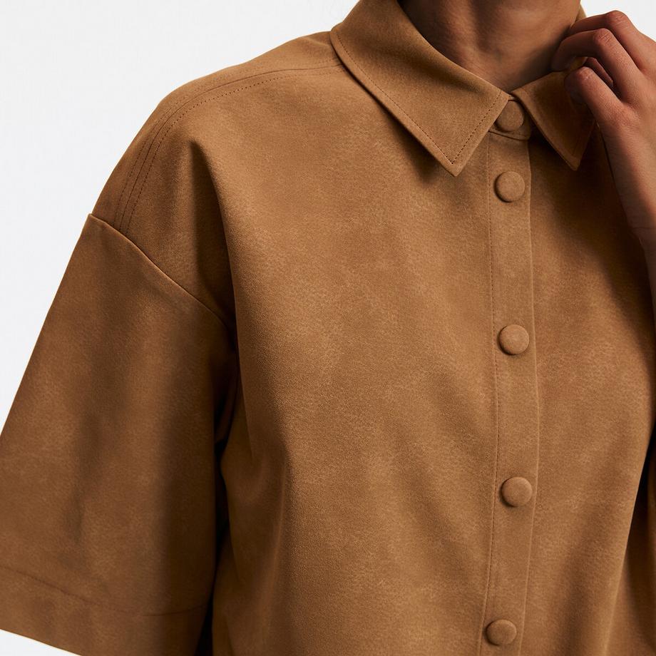 La Redoute Collections Abito camicia maniche corte  