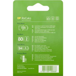 GP Batteries  Batteria ricaricabile Torcia (D) NiMH 2 pz.   5700 mAh 