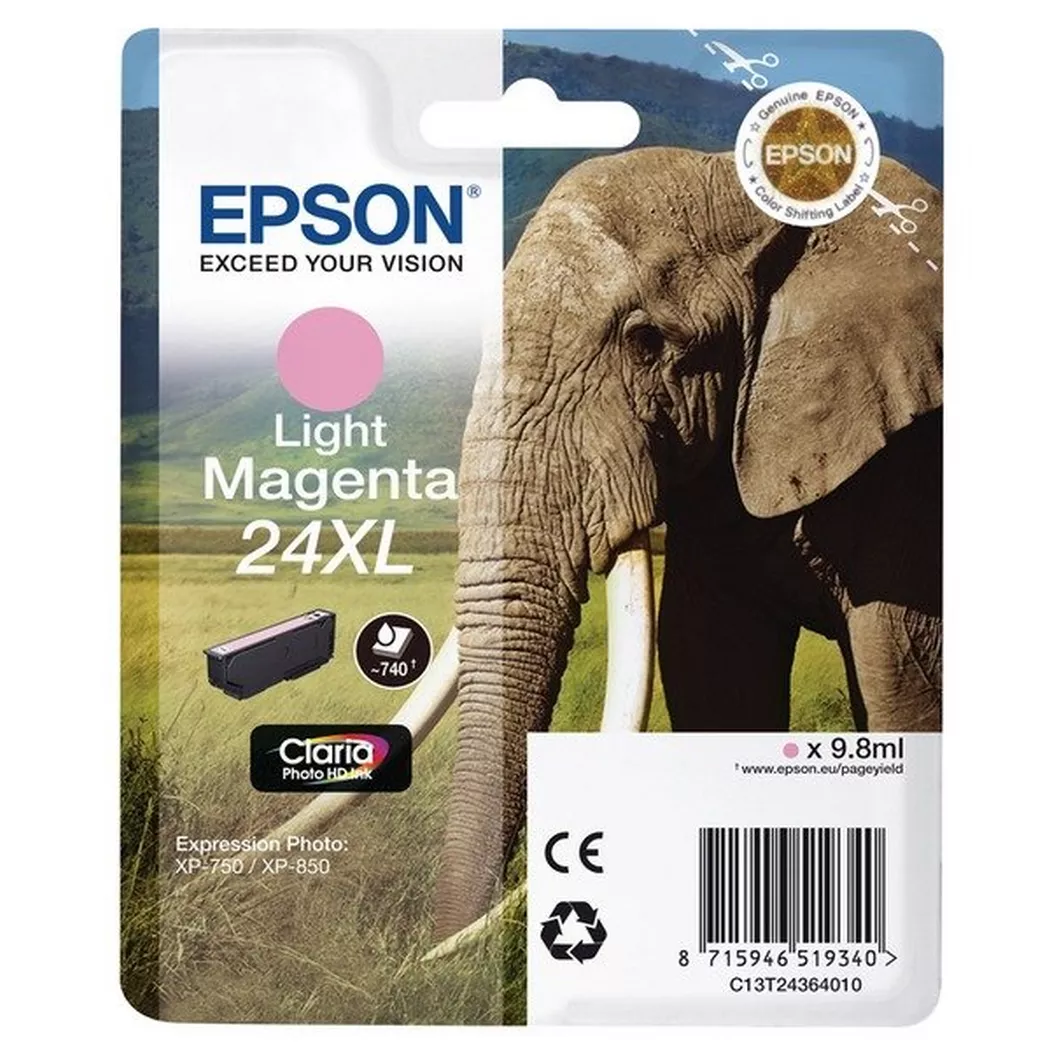 Epson – Tintenpatrone T2436 24XL Light, Multicolor, One Size