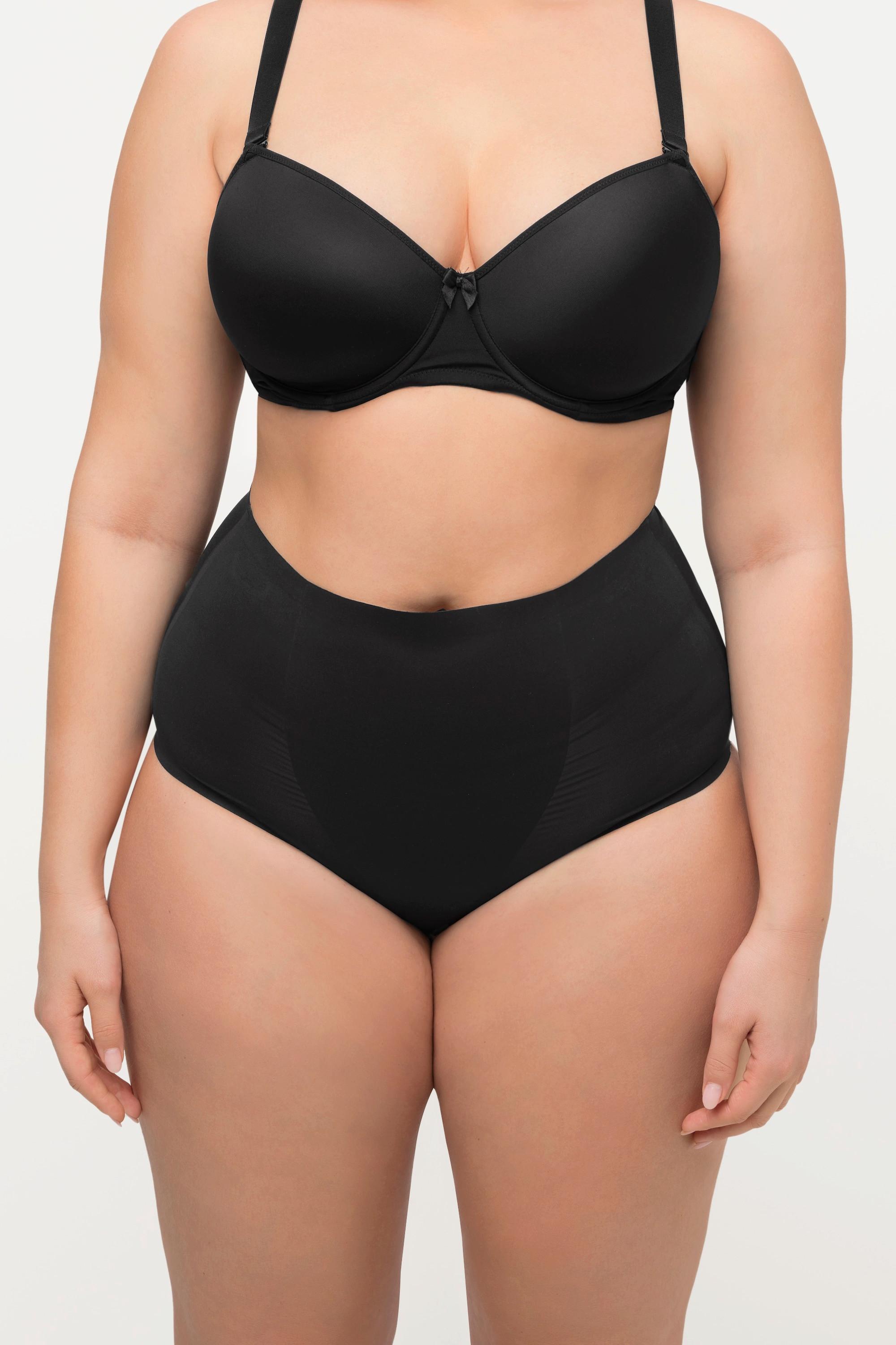 Ulla Popken  Culotte gainante Shapewear. Taille haute, empiècement sculptant. 