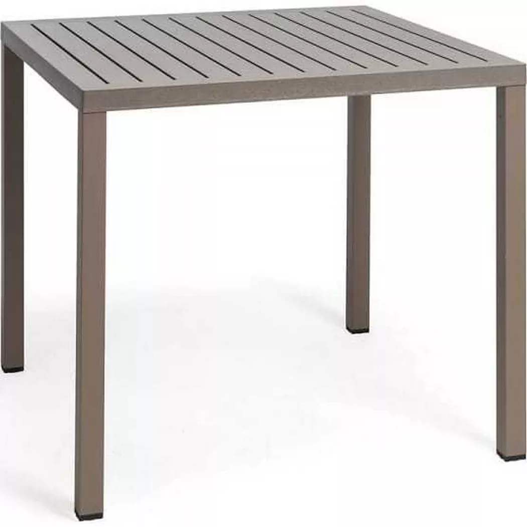NARDI outdoor - Table de jardin empilable Cube marron années 80, One Size, Brun