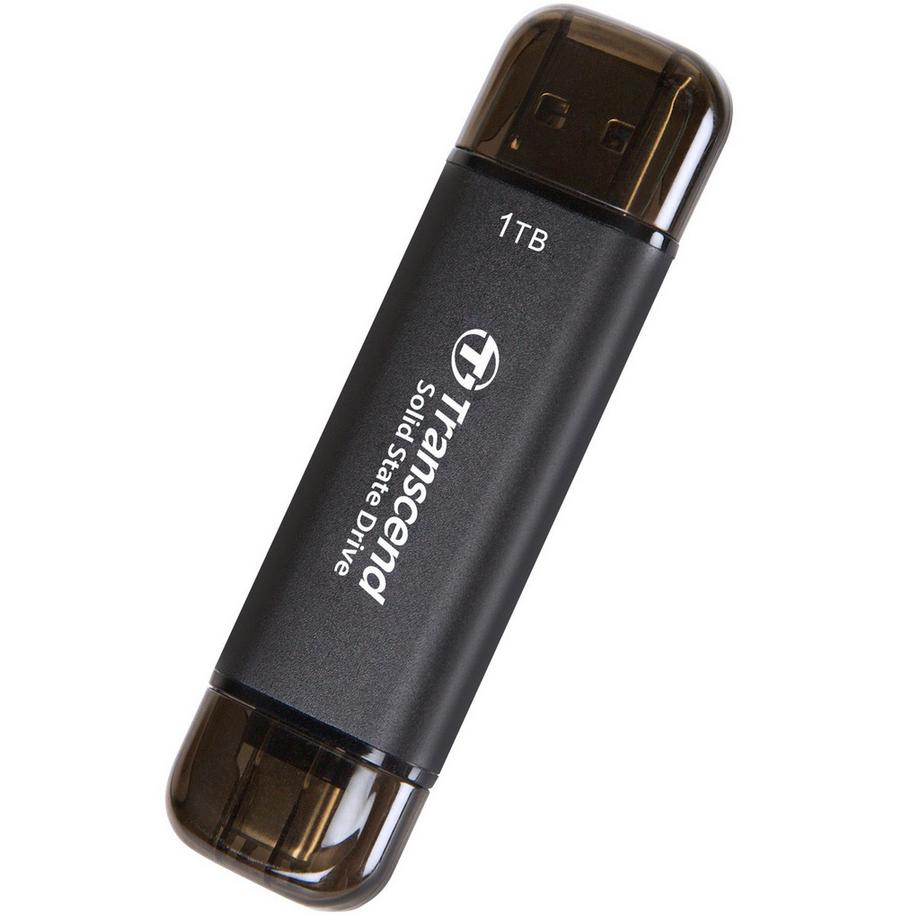 Transcend  Tragbare SSD ESD310C USB-C 1 TB (R1050/W950) Schwarz 