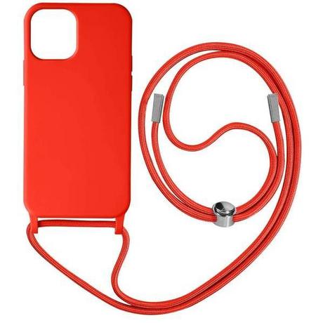 Avizar  Coque cordon iPhone 12 et 12 Pro Rouge 