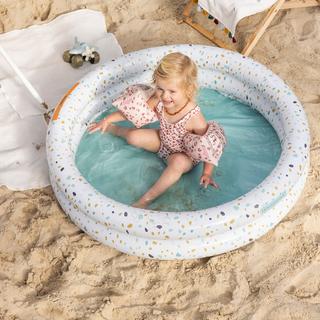 Swim Essentials  Baby Pool White Terrazzo 