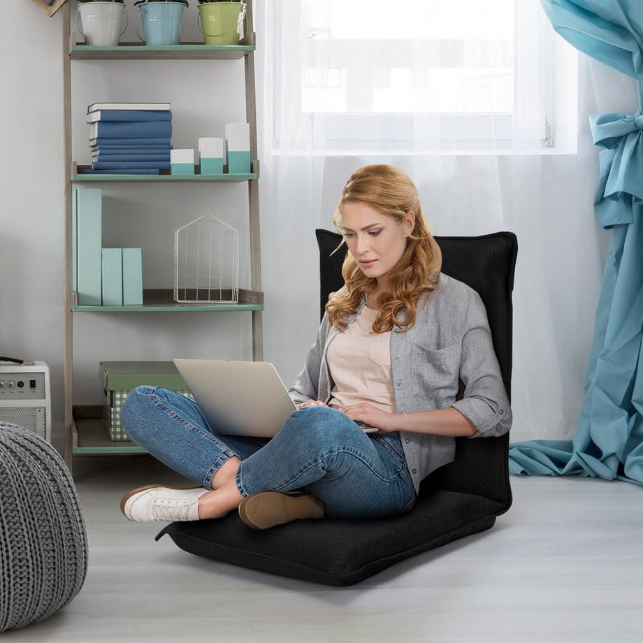Bodensofa gepolsterter Bodenstuhl verstellbarer Gaming-Stuhl Lazy Sofa Fensterstuhl